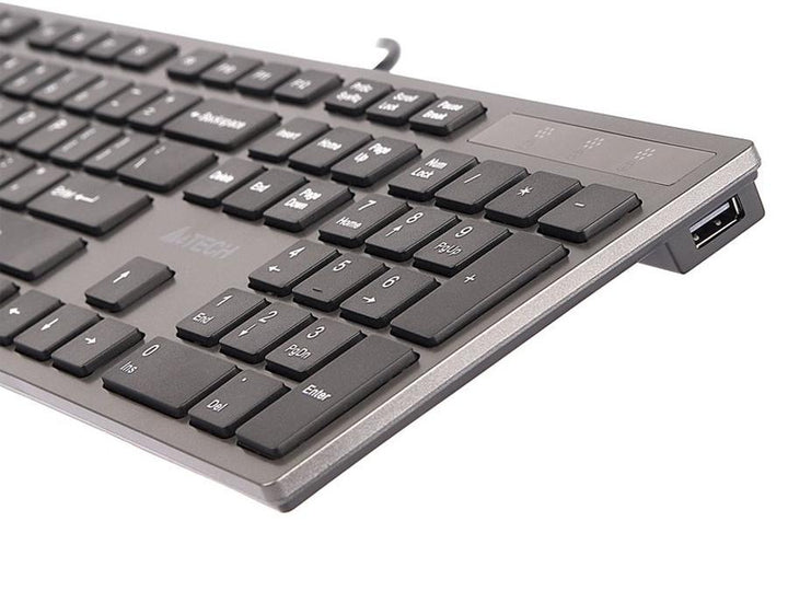 KV-300H Slim USB Hub USB-tastatur A4-Tech ultraflad