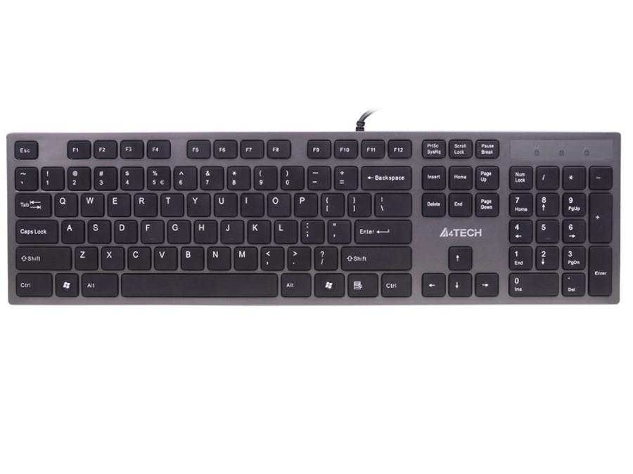 KV-300H Slim USB Hub USB-tastatur A4-Tech ultraflad