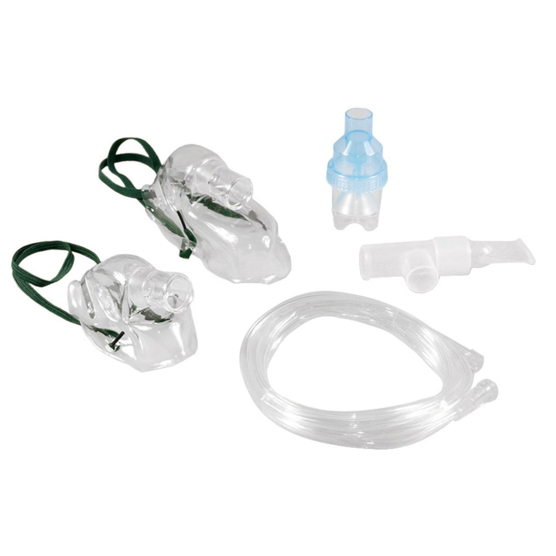 Sæt med masker og tilbehør til Promedix PR-850 inhalatorer