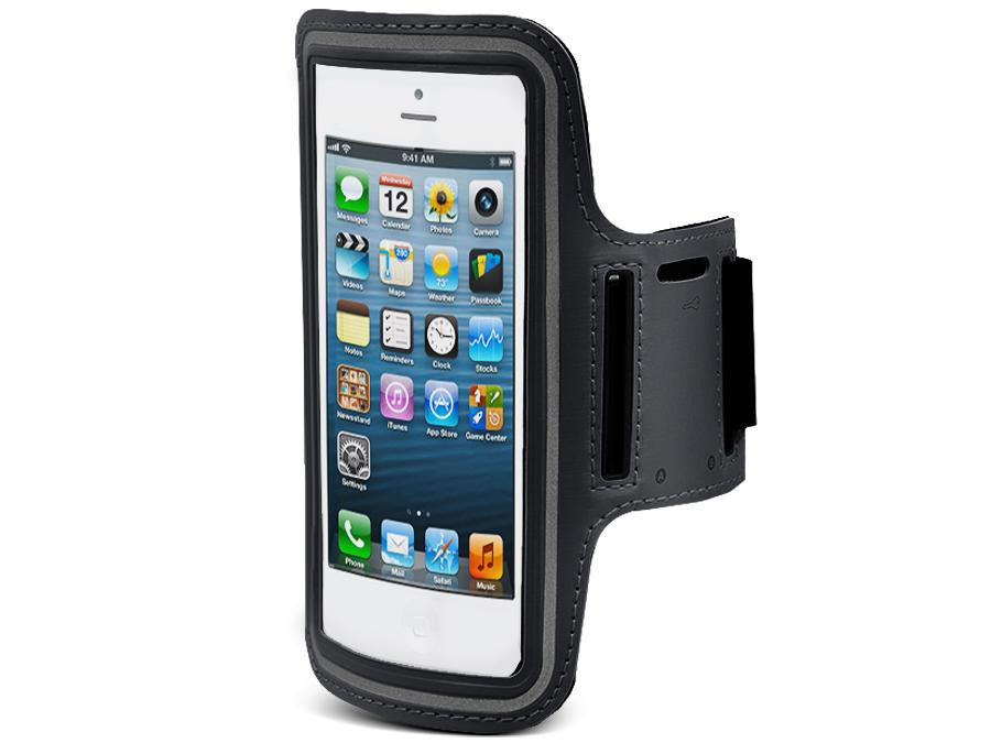 Armbånd til mobiltelefon, sort, 4,8" Maclean MC-405 B