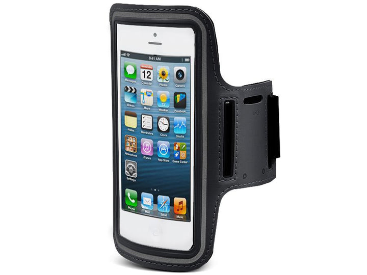 Armbånd til mobiltelefon, sort, 4,8" Maclean MC-405 B