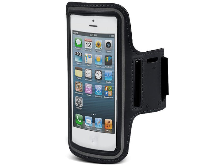 Armbånd til mobiltelefon, sort, 4,8" Maclean MC-405 B