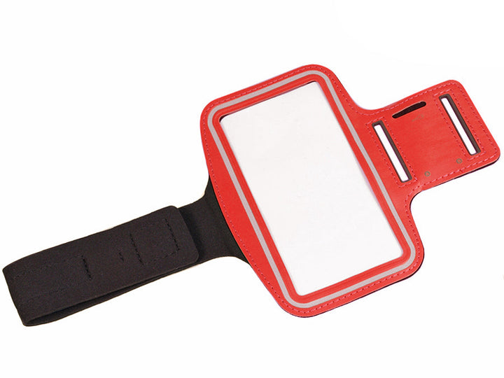 Rød armbåndsholder til telefon 4,8" Maclean MC-405 R