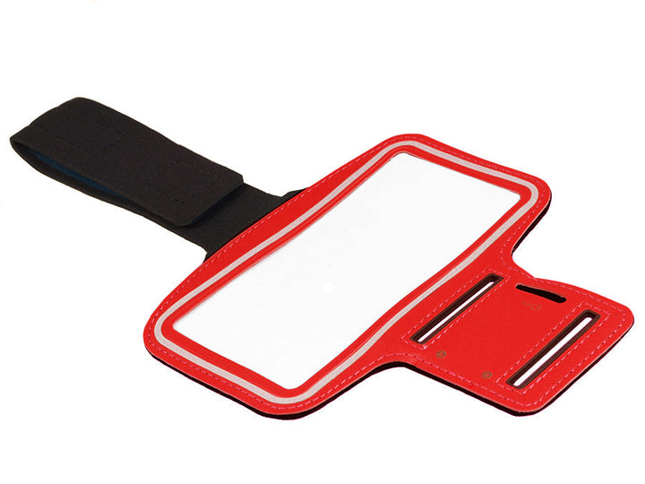Rød armbåndsholder til telefon 4,8" Maclean MC-405 R