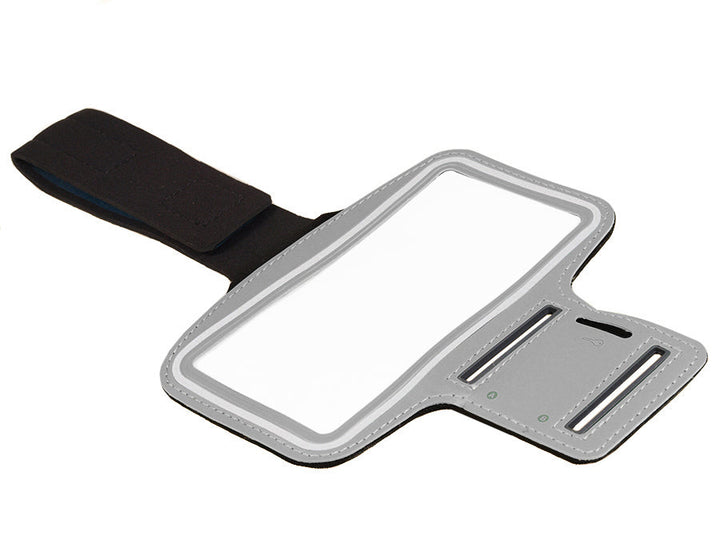 Maclean 4,8" sportarmbånd til mobiltelefon Armhylster Mobiltelefon Sportbeskyttelsespose Jogging Fitness-hylster (grå, 4,8")