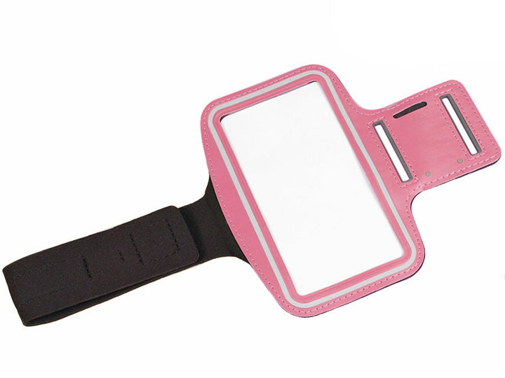 Armbånd til mobiltelefon, lyserød, 4,8" Maclean MC-405 P