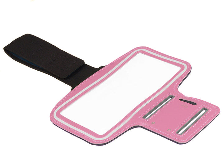 Armbånd til mobiltelefon, lyserød, 4,8" Maclean MC-405 P