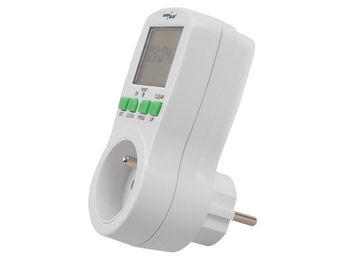 Tidsur - digital timer GreenBlue GB107 16 programmer maks. 240 programmer