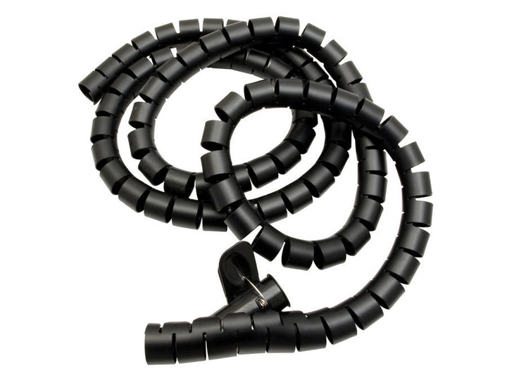 Maclean kabelholder/skærm, 25 mm x 2 m, sort, MCTV-676 B