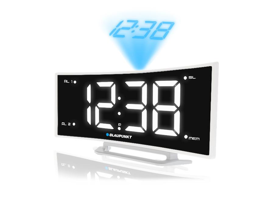 Radioalarm med projektor og USB-opladning Blaupunkt CRP7WH