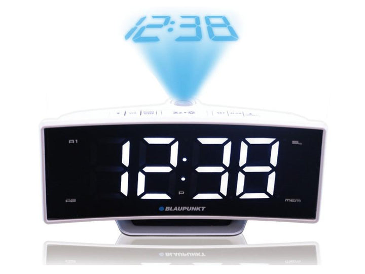 Radioalarm med projektor og USB-opladning Blaupunkt CRP7WH