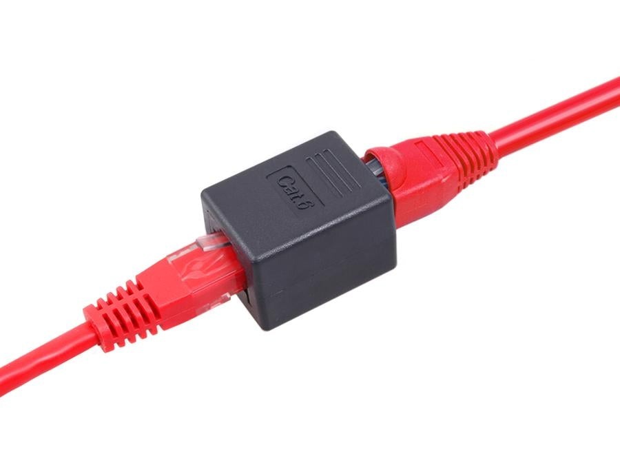 RJ45-stik Maclean, stik-stik, tøndeformet, Cat6, MCTV-811