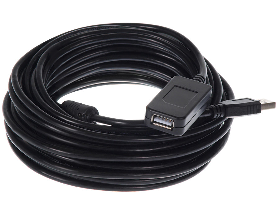 USB 2.0-forlængerkabel Maclean, aktiv, 10 m, MCTV-757