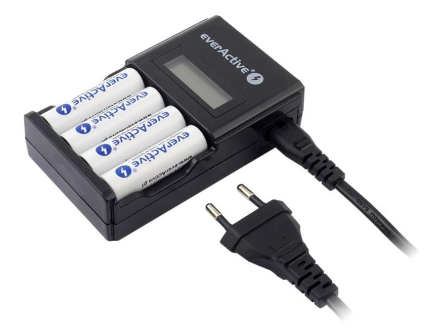 NC450 AA/AAA R3 R6 EverActive batterioplader