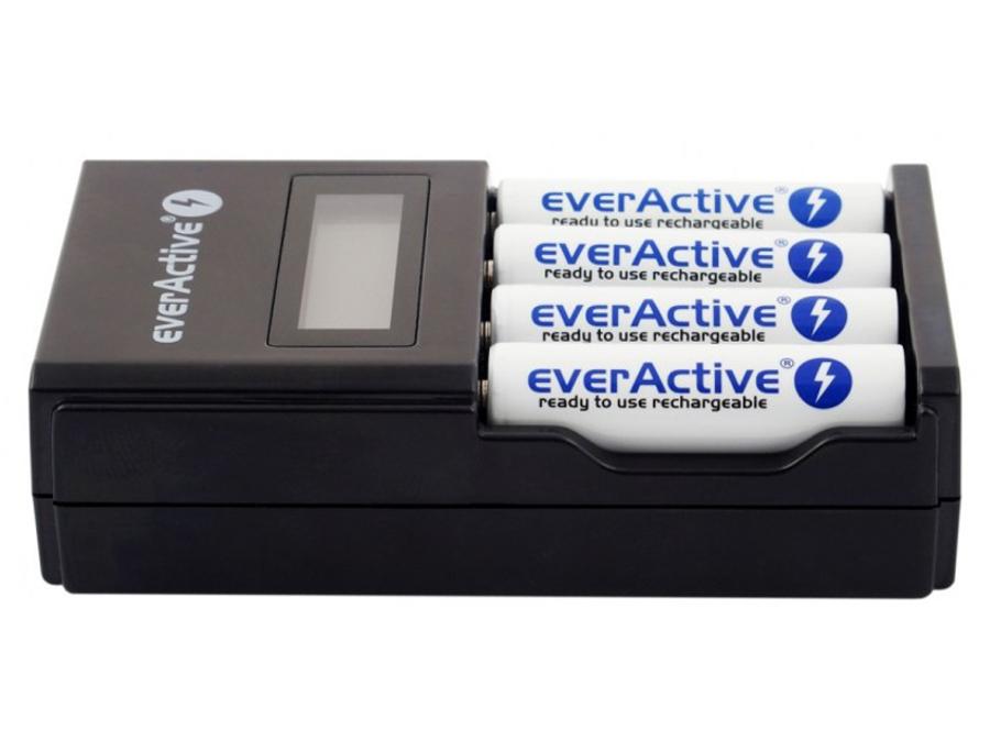 NC450 AA/AAA R3 R6 EverActive batterioplader