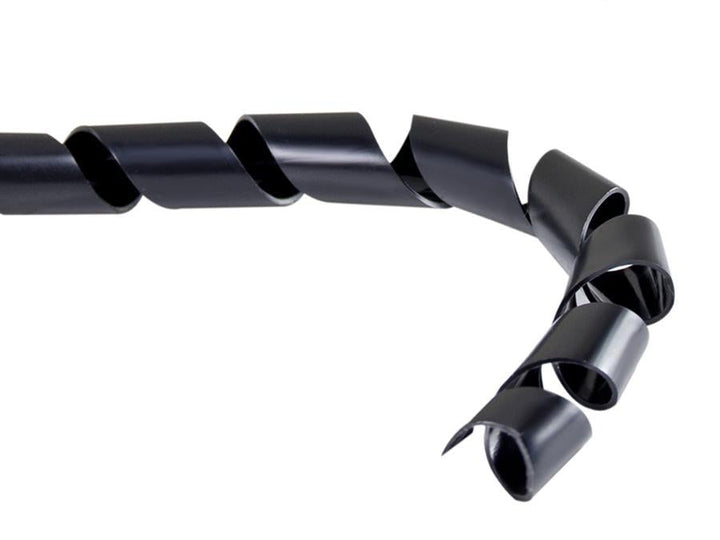 Maclean kabelafskærmning, maskerende, (14,6*16 mm), 3 m, sort spiral, MCTV-686 B