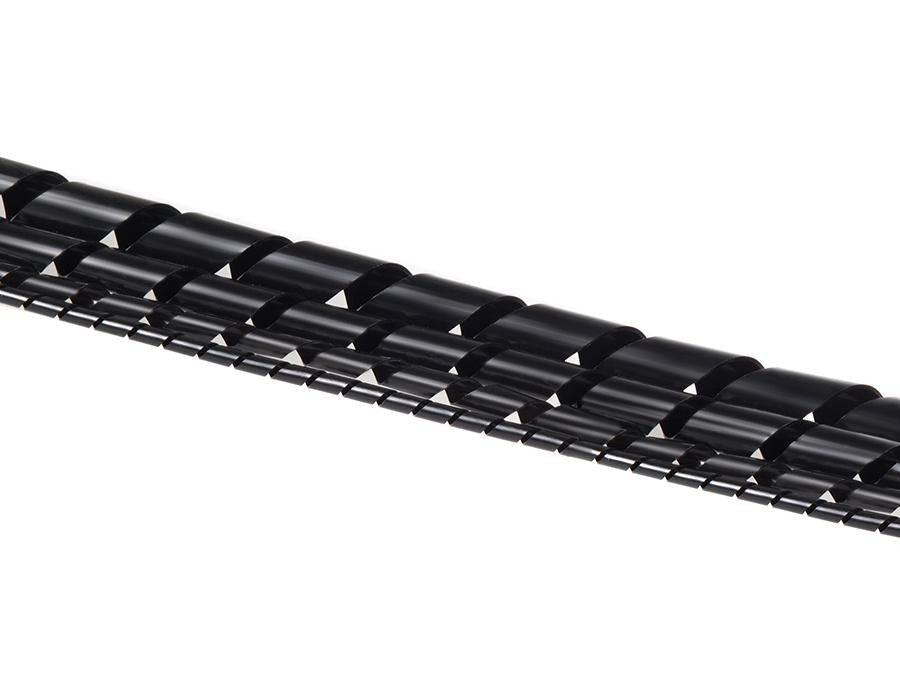 Maclean kabelafskærmning, maskerende, (14,6*16 mm), 3 m, sort spiral, MCTV-686 B