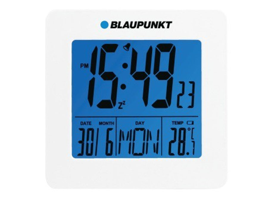 Blaupunkt-ur, vækkeur, temperatur, stort display, CL02WH