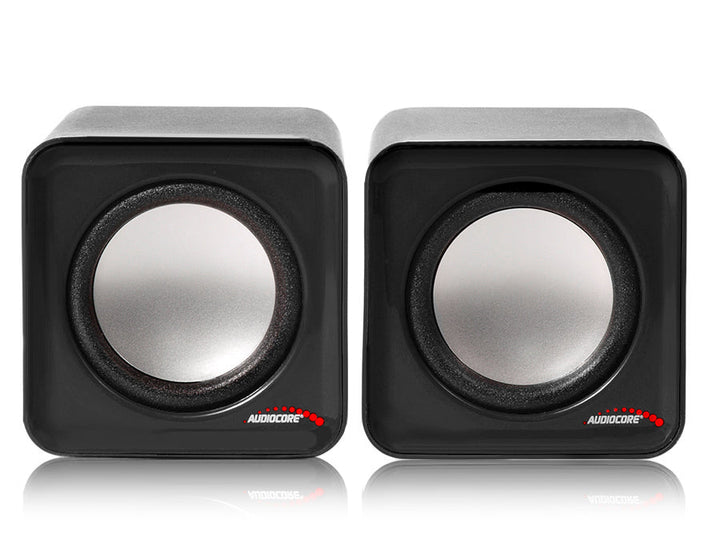 6W USB-computerspeakers Silver&Black Audiocore AC870 B