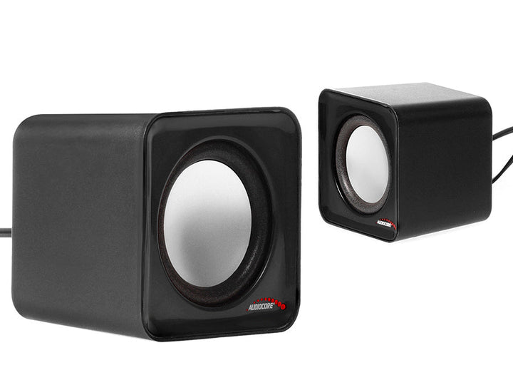 6W USB-computerspeakers Silver&Black Audiocore AC870 B