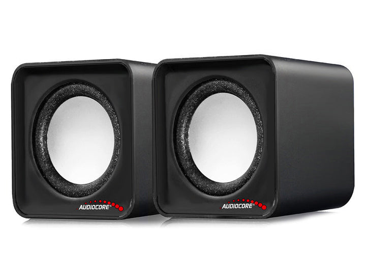 6W USB-computerspeakers Silver&Black Audiocore AC870 B