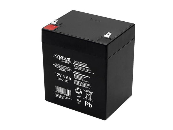 12V 4 Ah Xtreme vedligeholdelsesfri AGM gelbatteri