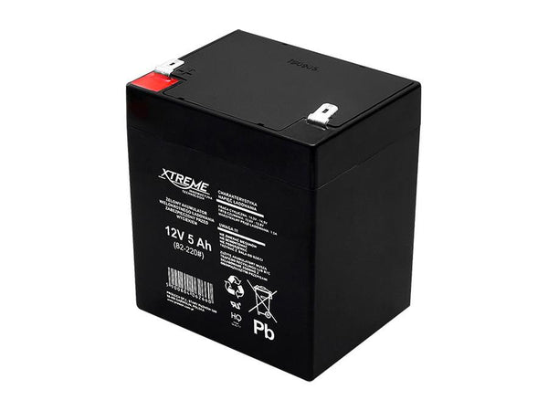 12V 5Ah vedligeholdelsesfri gelbatteri Xtreme til UPS