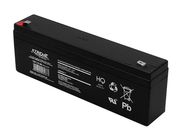 12V 2,3Ah Xtreme vedligeholdelsesfri AGM-gelbatteri