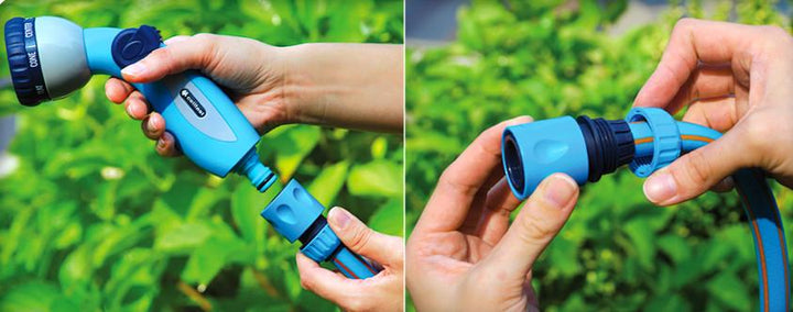 Cellfast Ideal Line 1/2" hurtigkobling til slanger med en diameter på både 1/2 og 5/8 tommer