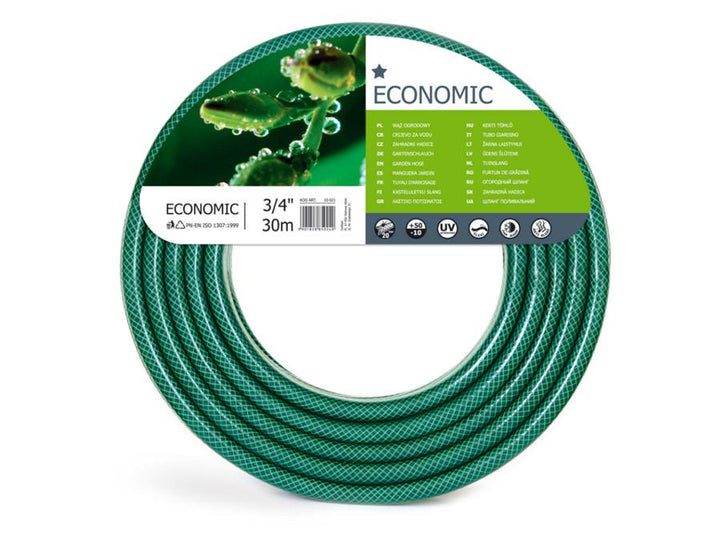 Cellfast haveslange, 3-lags, krydsflettet polyester, 3/4" 30 m, Economic