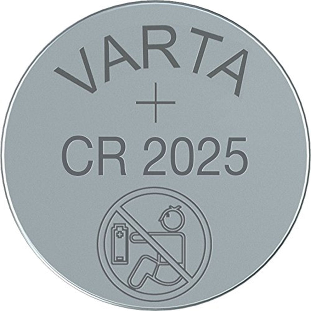 2x Varta CR 2025 lithium-batterier, høj kvalitet, 3V