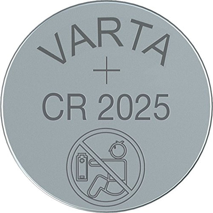 2x Varta CR 2025 lithium-batterier, høj kvalitet, 3V