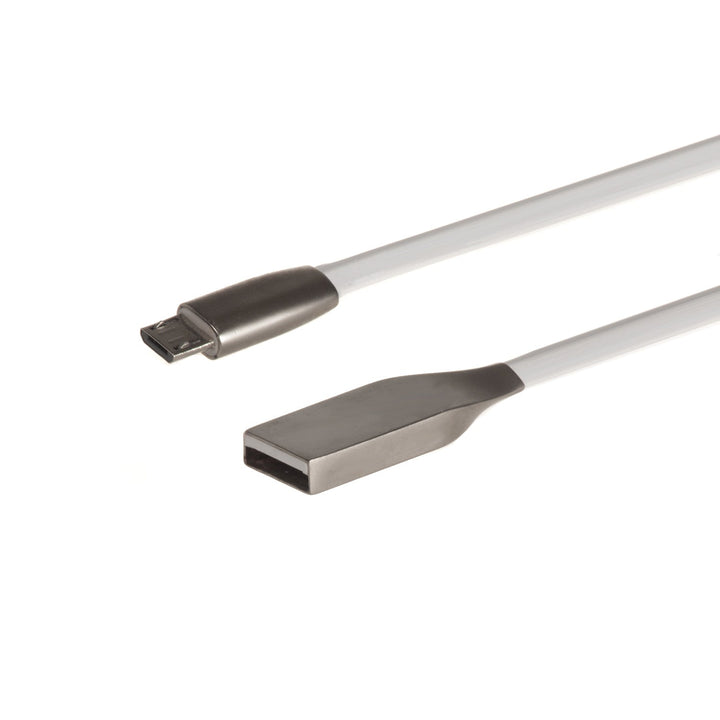 Maclean USB-kabel, AM, Micro flad, ikke-sammenfiltrende, hvid, 1 m, MCTV-833W