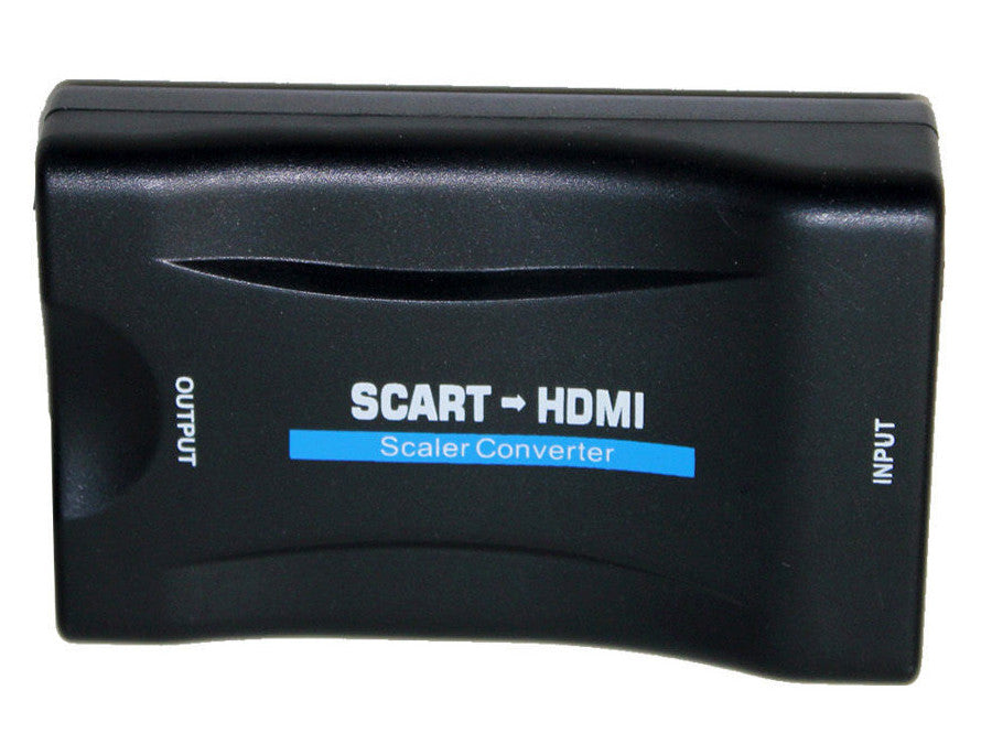 SCART EURO TIL HDMI 1080 SIGNALKONVERTER STRØMFORSYNING