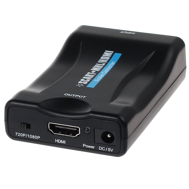 SCART EURO TIL HDMI 1080 SIGNALKONVERTER STRØMFORSYNING