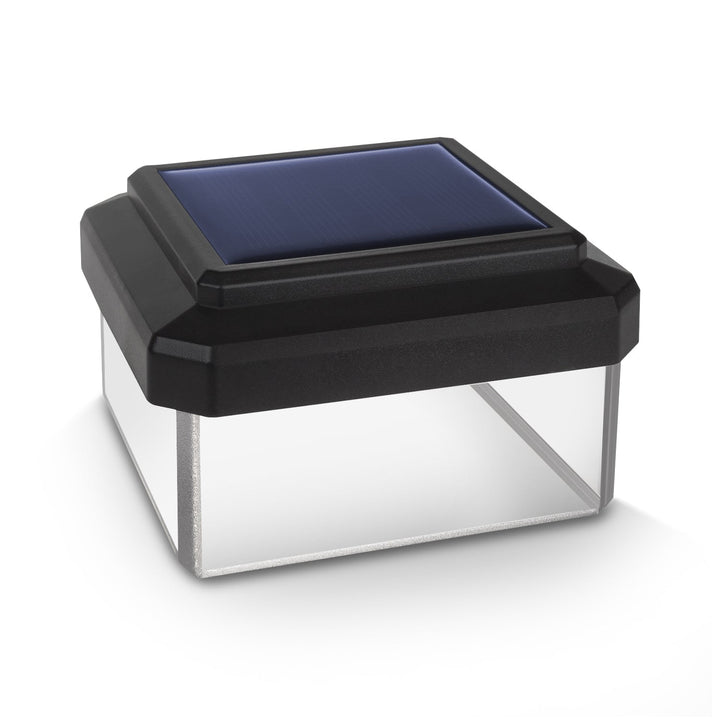 GreenBlue LED-solcellelampe til stolpe, 60 x 60 mm, kuppelformet tag, GB126