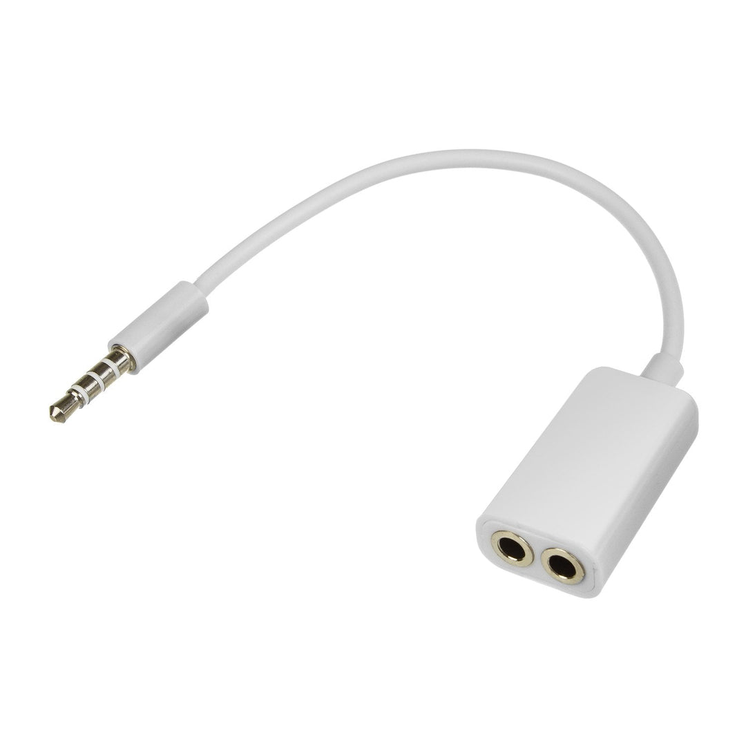 3,5 mm Maclean MCTV-580 adapterkabel - 2x hovedtelefoner