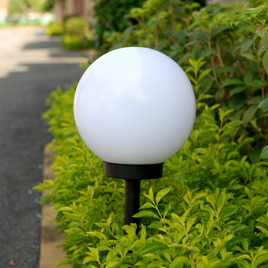 GreenBlue solcellelampe til haven, kugleformet, 20 x 20 x 53 cm, farvet LED RGB, GB124