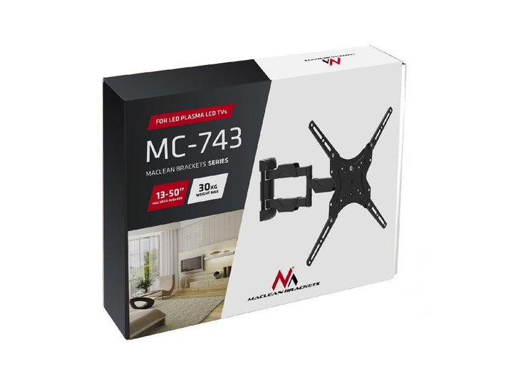 Maclean TV-holder, til TV eller skærm, 13-65", maks. 30 kg, MC-743