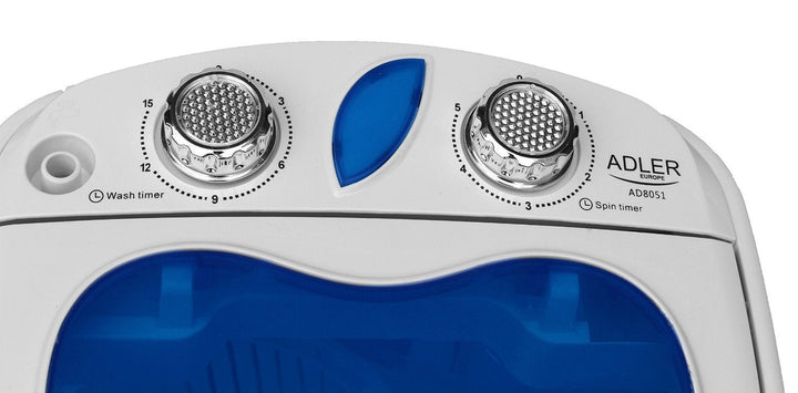 Rejsevaskemaskine med centrifugeringsfunktion ADLER AD 8051