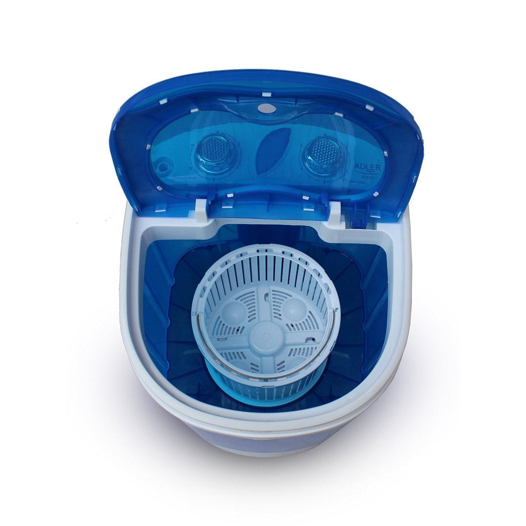 Rejsevaskemaskine med centrifugeringsfunktion ADLER AD 8051