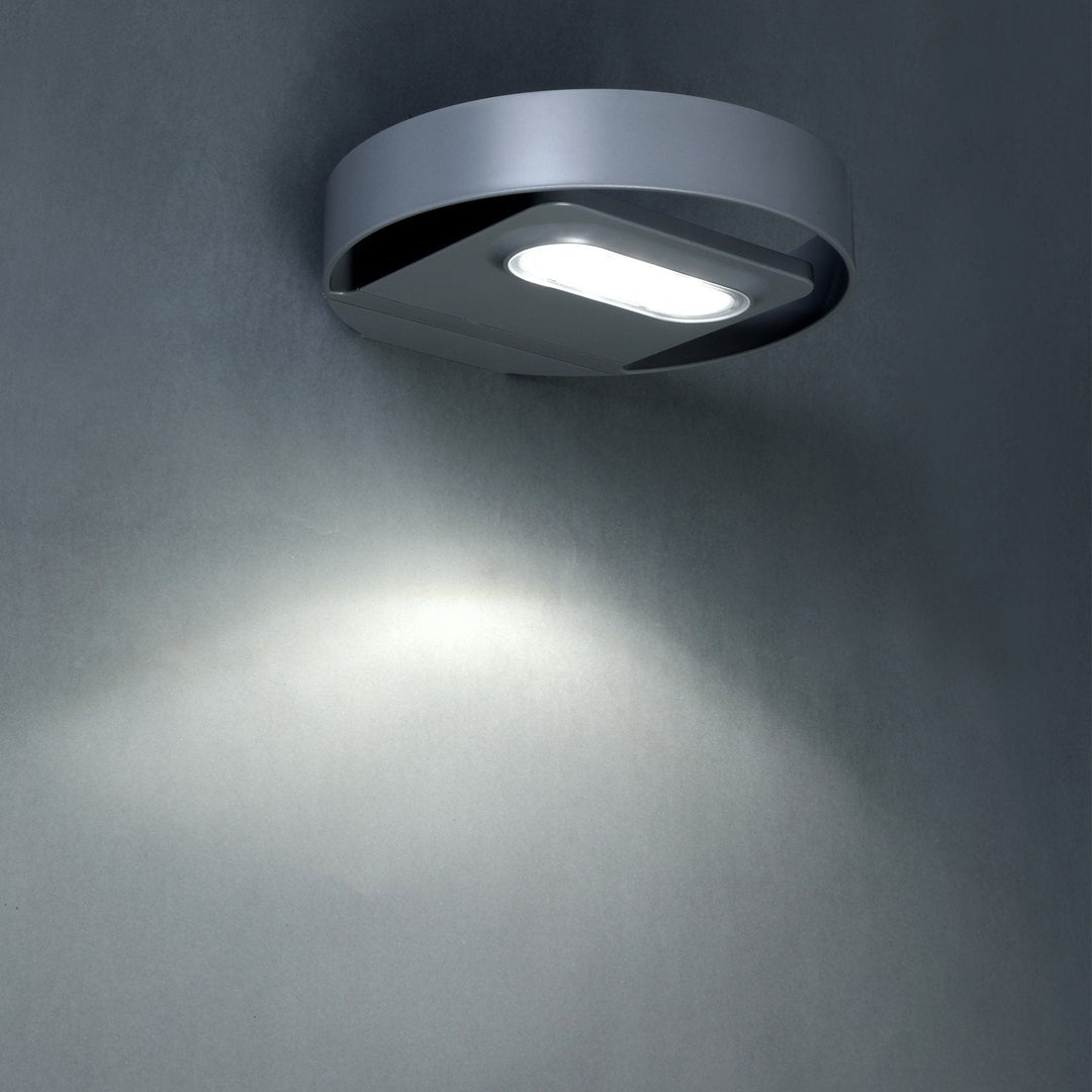 GreenBlue GB130 LED 3W rund solcellelampe til vægmontering