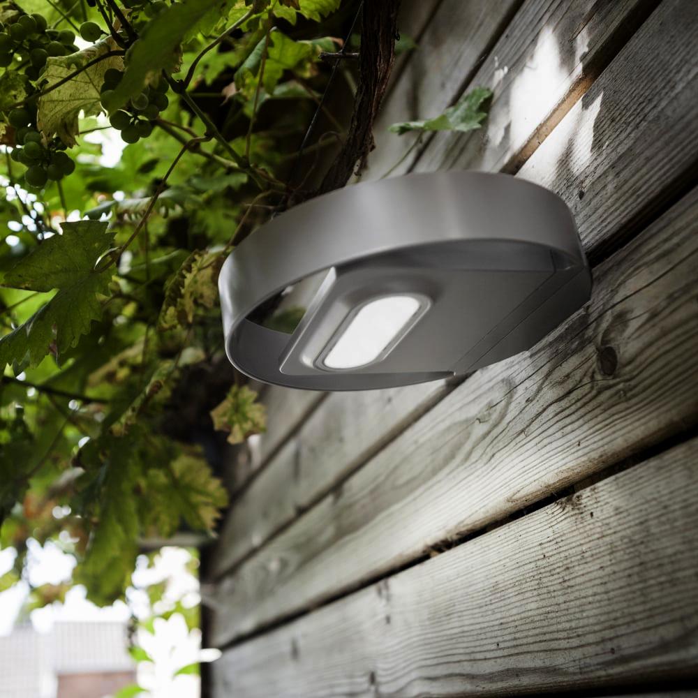 GreenBlue GB130 LED 3W rund solcellelampe til vægmontering