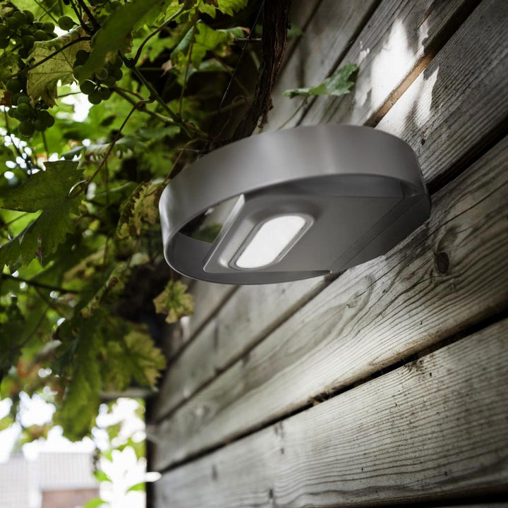 GreenBlue GB130 LED 3W rund solcellelampe til vægmontering