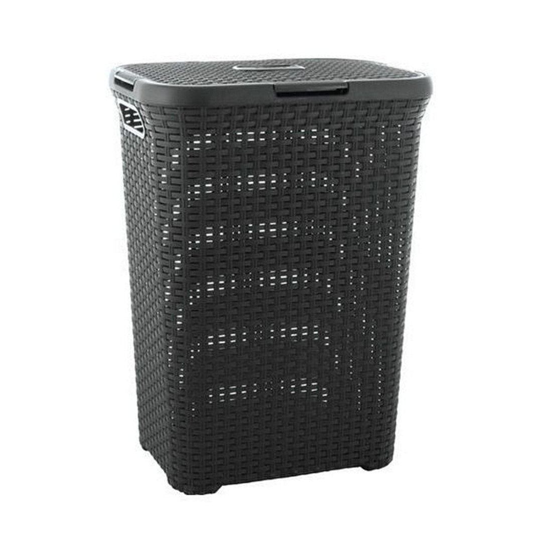 Curver vasketøjskurv, åben konstruktion, 40 l, mørkegrå, Natural Style