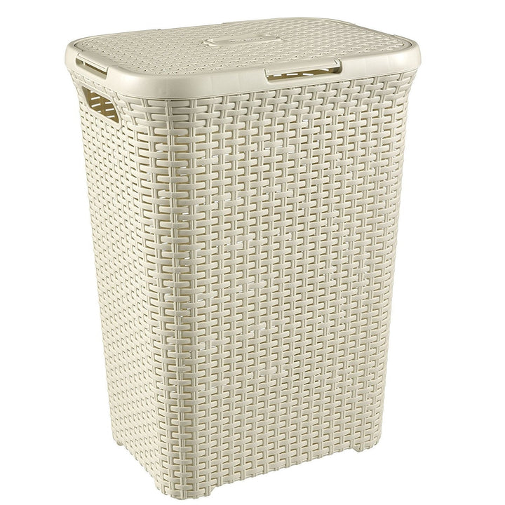 Curver vasketøjskurv, åben konstruktion, 60 l, cremefarvet, Natural Style