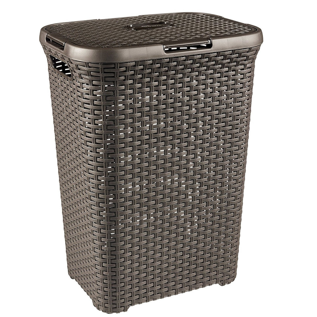 Curver vasketøjskurv, åben konstruktion, 60 l, cremefarvet, Natural Style