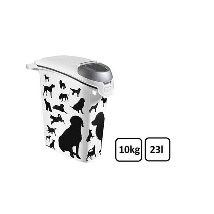 Curver Petlife Psy Black 10 kg 23 l foderbeholder