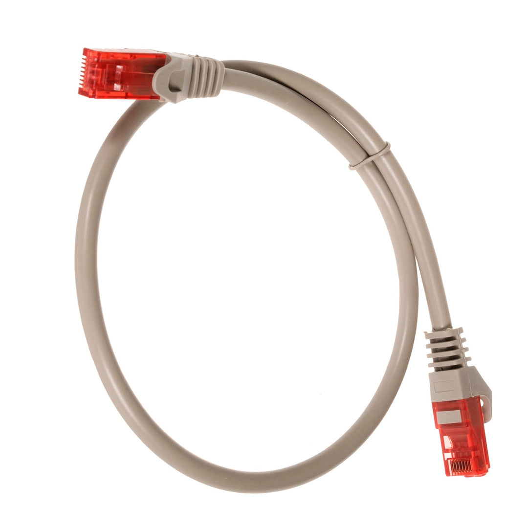 UTP cat6 patchkabel, stik-stik, 0,5 m, grå Maclean MCTV-300 S