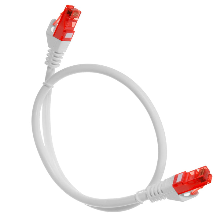 LAN-netværkskabel, Ethernet RJ45 UTP Cat6, 0,5 m, Maclean MCTV-300 W